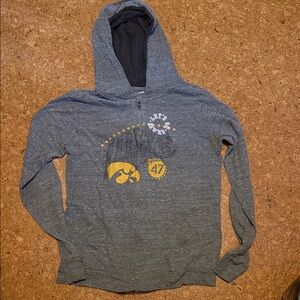 Pro Edge Charcoal Zip-Up Hoodie